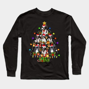 French Bulldog Christmas Tree Long Sleeve T-Shirt